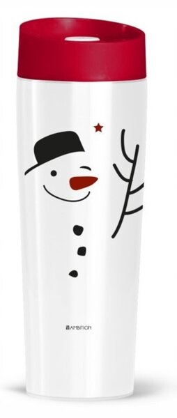 Cana termos Om de zapada, Festive, Ambition, 340 ml, inox