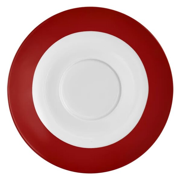 Farfurioara Aura Red, Ambition, 15.5 cm, portelan, rosu
