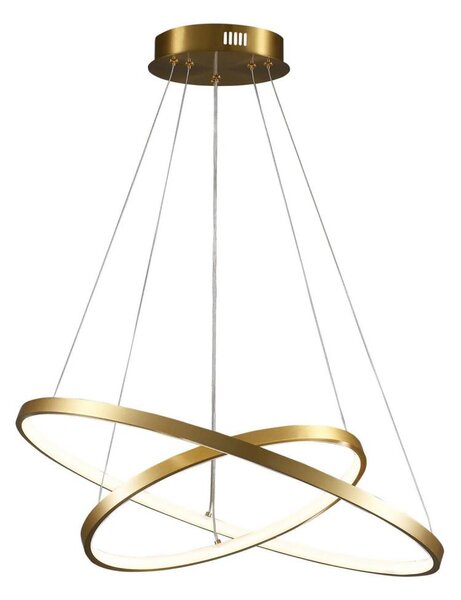 Lustră LED pe cablu LEA LED/35W/230V 4000K d. 60 cm auriu