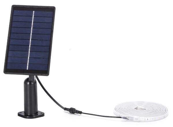 Aigostar - Bandă solară LED RGB reglabilă LED/1,6W/3,2V 5 m IP65 + telecomandă