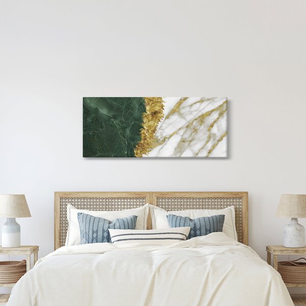 Tablou - Marmură verde N⁰1 (120x50 cm)