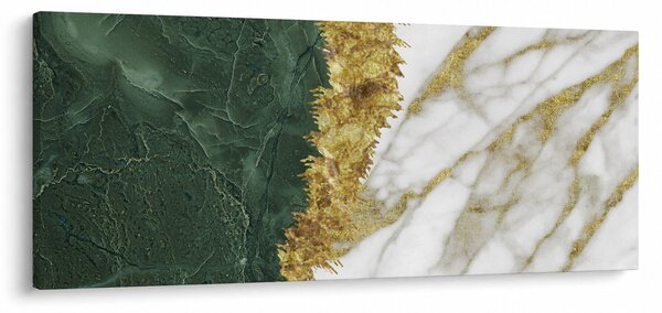 Tablou - Marmură verde N⁰1 (120x50 cm)