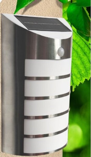 Lumină solară LED de perete cu senzor SAFFO LED/3,7V 2000 mAh IP44