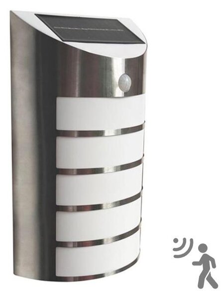 Lumină solară LED de perete cu senzor SAFFO LED/3,7V 2000 mAh IP44