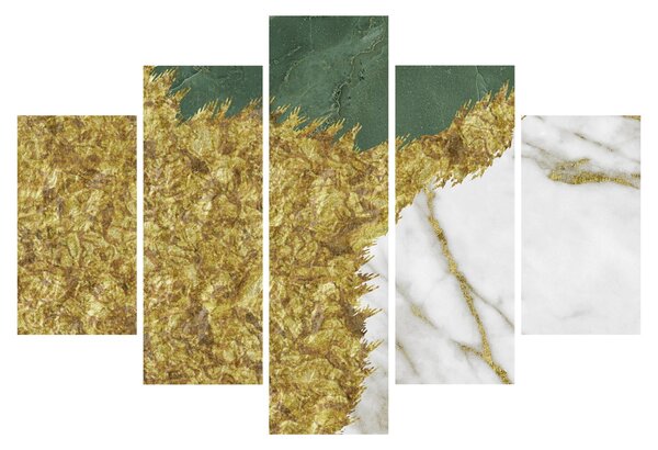 Tablou - Marmură verde N⁰2 (150x105 cm)