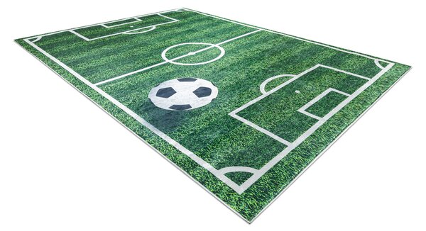 BAMBINO 51760 covor lavabil Teren, fotbal pentru copii anti-alunecare - verde