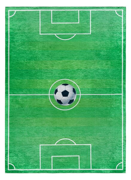 BAMBINO 9731 covor lavabil Teren, fotbal pentru copii anti-alunecare - verde