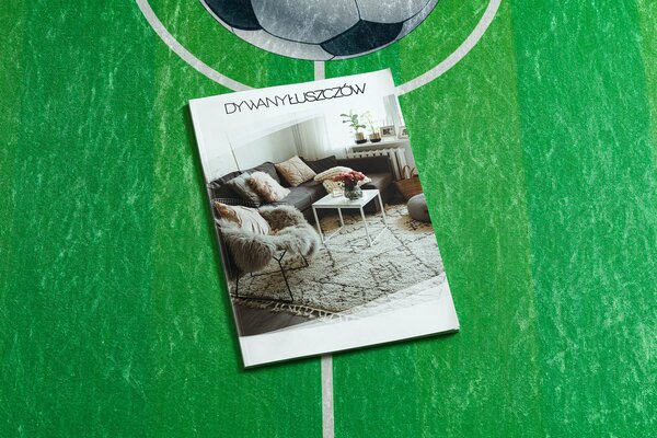 BAMBINO 9731 covor lavabil Teren, fotbal pentru copii anti-alunecare - verde