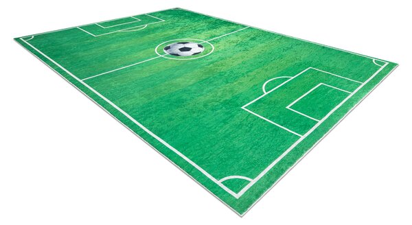 BAMBINO 9731 covor lavabil Teren, fotbal pentru copii anti-alunecare - verde
