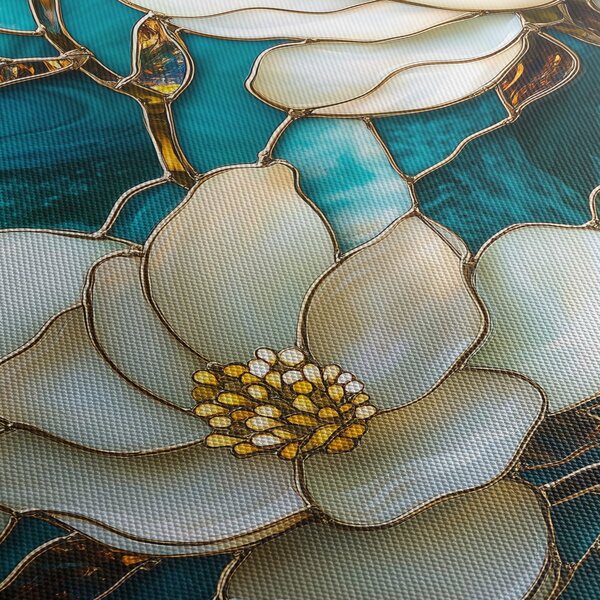 Tablou - Vitraliu cu magnolie (70x50 cm)