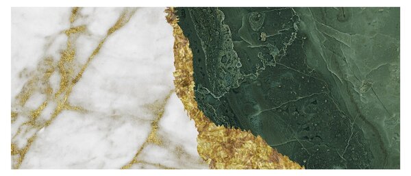 Tablou - Marmură verde N⁰3 (120x50 cm)