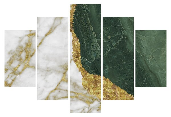 Tablou - Marmură verde N⁰3 (150x105 cm)