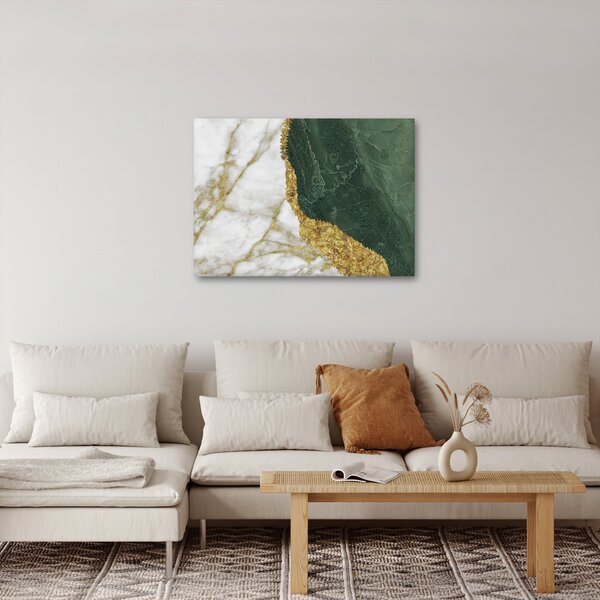 Tablou - Marmură verde N⁰3 (70x50 cm)