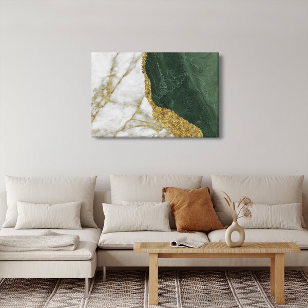 Tablou - Marmură verde N⁰3 (90x60 cm)