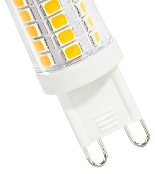 Set de 5 becuri LED G9 transparente 3,5W 480 lm 3000K