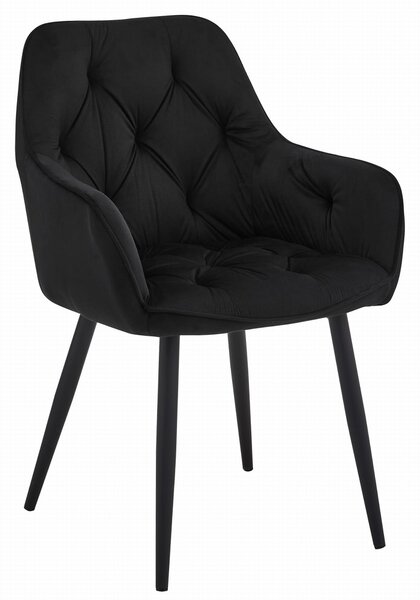 Scaun Bucatarie/Dining Yorks Catifea Negru