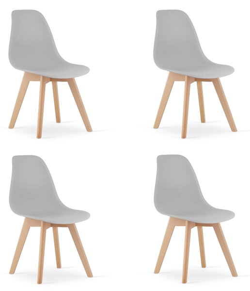 Set 4 Scaune Bucatarie/Dining Kepps Gri