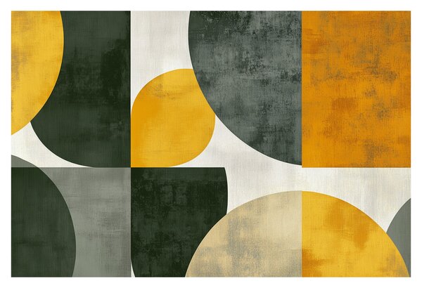 Tablou - Abstracție în culoare de măslin (90x60 cm)