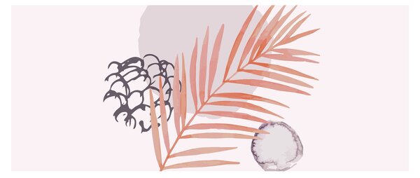 Tablou - Minimalism violet N⁰3 (120x50 cm)