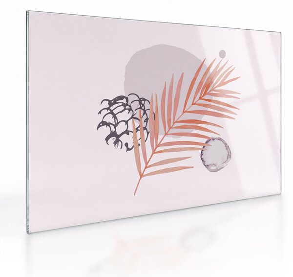 Tablou pe sticlă - Minimalism violet N⁰3 (70x50 cm)