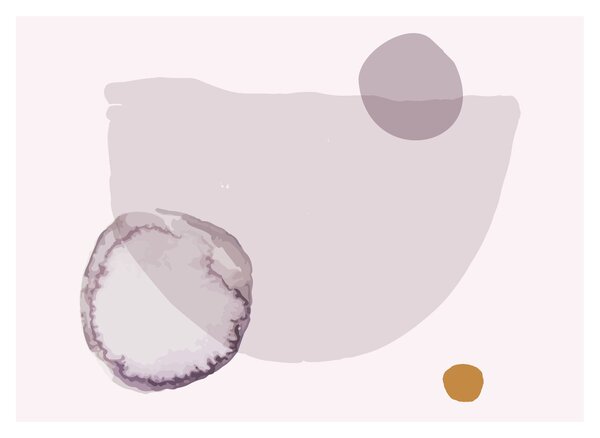 Tablou - Minimalism violet N⁰2 (70x50 cm)