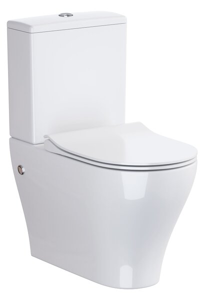 Cersanit Zen wc compact cu capac soft-close alb K100-395