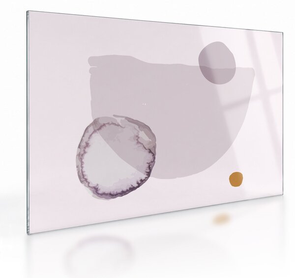 Tablou pe sticlă - Minimalism violet N⁰2 (70x50 cm)