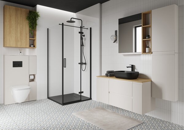 Cersanit Moduo construcția cadru 56x22.2x100 cm laterala pe perete stejar S1026-046