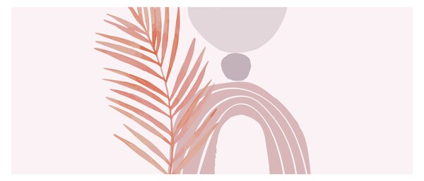 Tablou - Minimalism violet N⁰1 (120x50 cm)