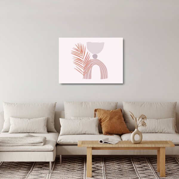 Tablou pe sticlă - Minimalism violet N⁰1 (70x50 cm)