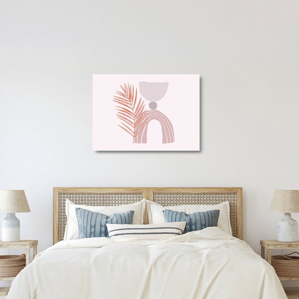 Tablou pe sticlă - Minimalism violet N⁰1 (70x50 cm)