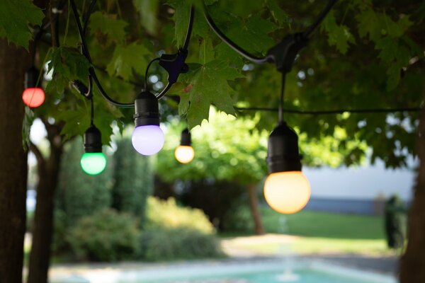 GTV ghirlandă exterioară x10 W negru AE-GIR10-10
