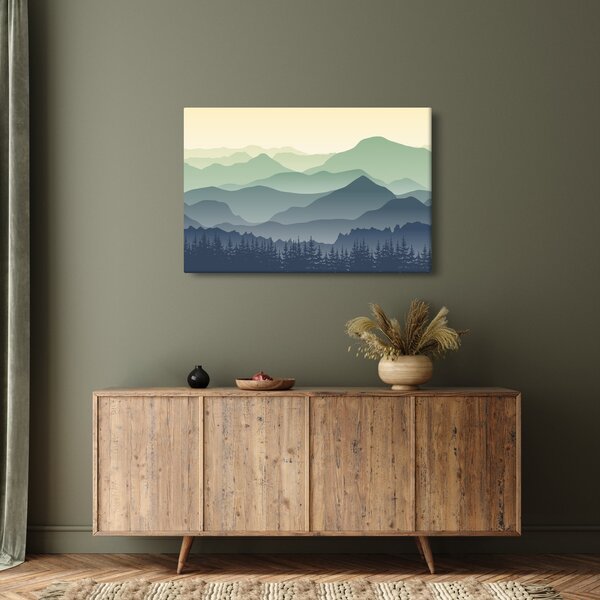 Tablou - Muntele Pădure (90x60 cm)