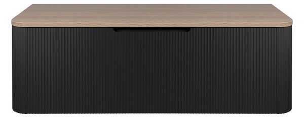 Oltens Hamnes dulap 120x46x39 cm sub chiuveta pe perete negru 60025300