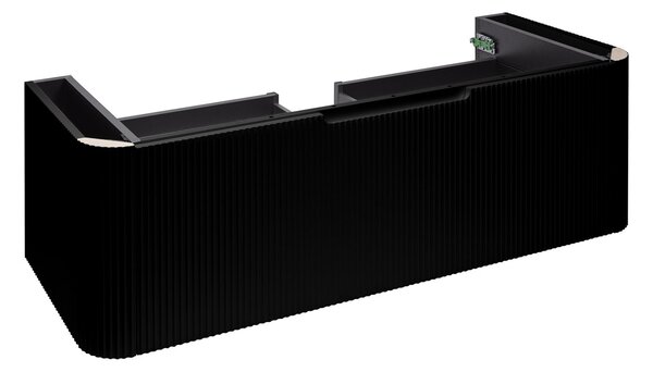 Oltens Hamnes dulap 120x46x39 cm sub chiuveta pe perete negru 60025300