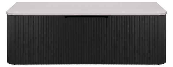 Oltens Hamnes dulap 120x46x39 cm sub chiuveta pe perete negru 60025300