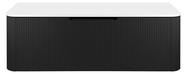 Oltens Hamnes dulap 120x46x39 cm sub chiuveta pe perete negru 60025300