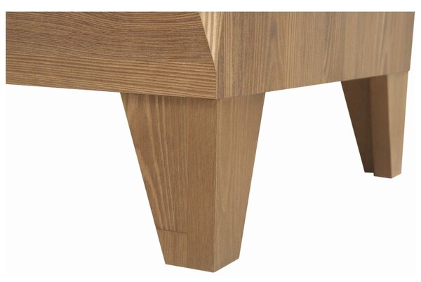 Comoda BERGEN KOM2D2S, stejar auriu, PAL, 110x47x98 cm
