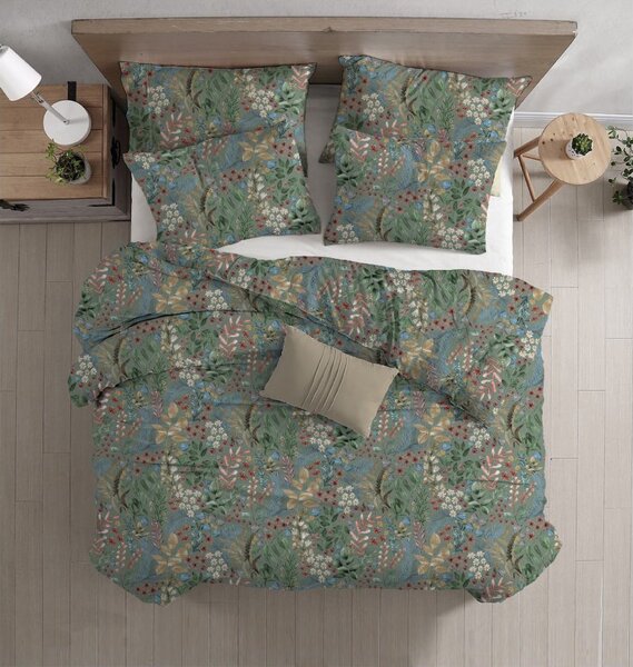 Lenjerie de pat din Renforce bumbac LUNARIA verde Dimensiune lenjerie de pat: 70 x 90 cm | 140 x 200 cm