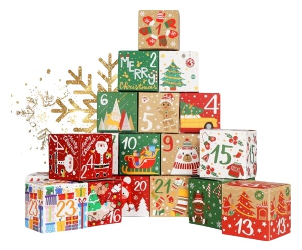 Calendar Advent BOXMAS DIY, 24 cutii