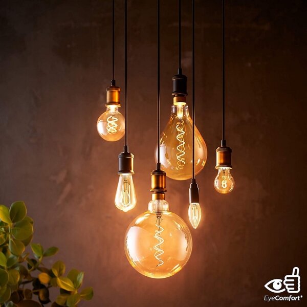 Bec LED vintage Philips G93 E27/4W/230V dimabil 1800K