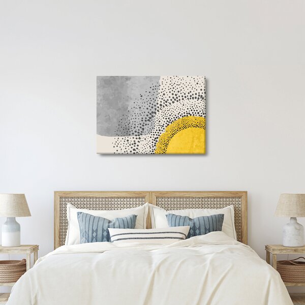 Tablou - pictură abstractă de plajă N⁰3 (70x50 cm)