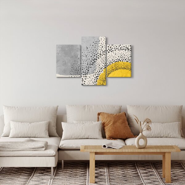 Tablou - pictură abstractă de plajă N⁰3 (90x60 cm)