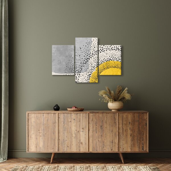 Tablou - pictură abstractă de plajă N⁰3 (90x60 cm)