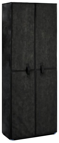 Pantofar, negru, 60 x 30 x 166 cm, material textil