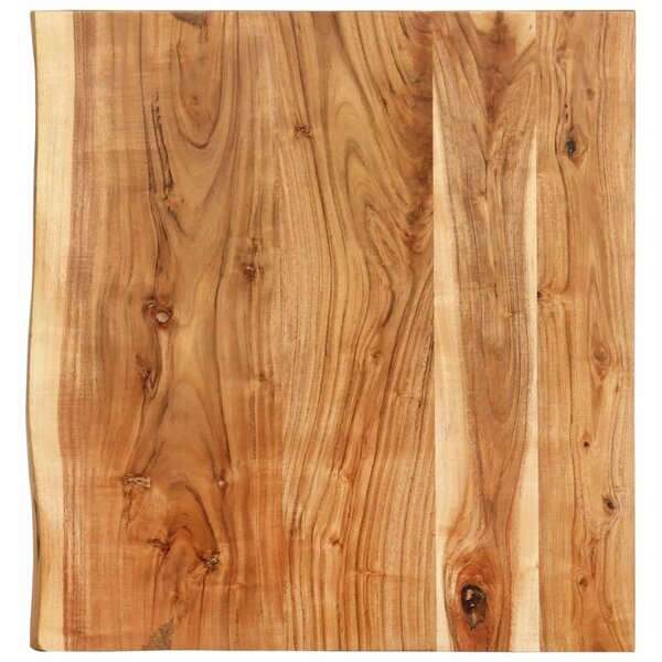 Blat lavoar de baie, 58x55x3,8 cm, lemn masiv de acacia