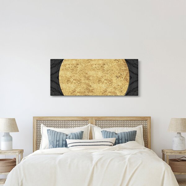 Tablou - Structura de aur N⁰2 (120x50 cm)