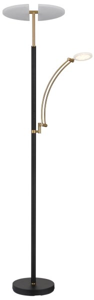 Globo 58909B - Lampă LED dimmabilă de podea TIRANA 40W/230V + 5,5W, neagră