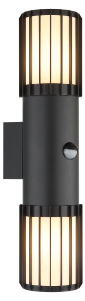 Globo 32160-2S - Corp de iluminat exterior cu senzor MERVIN 2xE27/15W/230V IP54