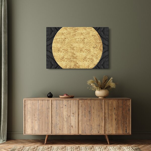 Tablou - Structura de aur N⁰2 (90x60 cm)